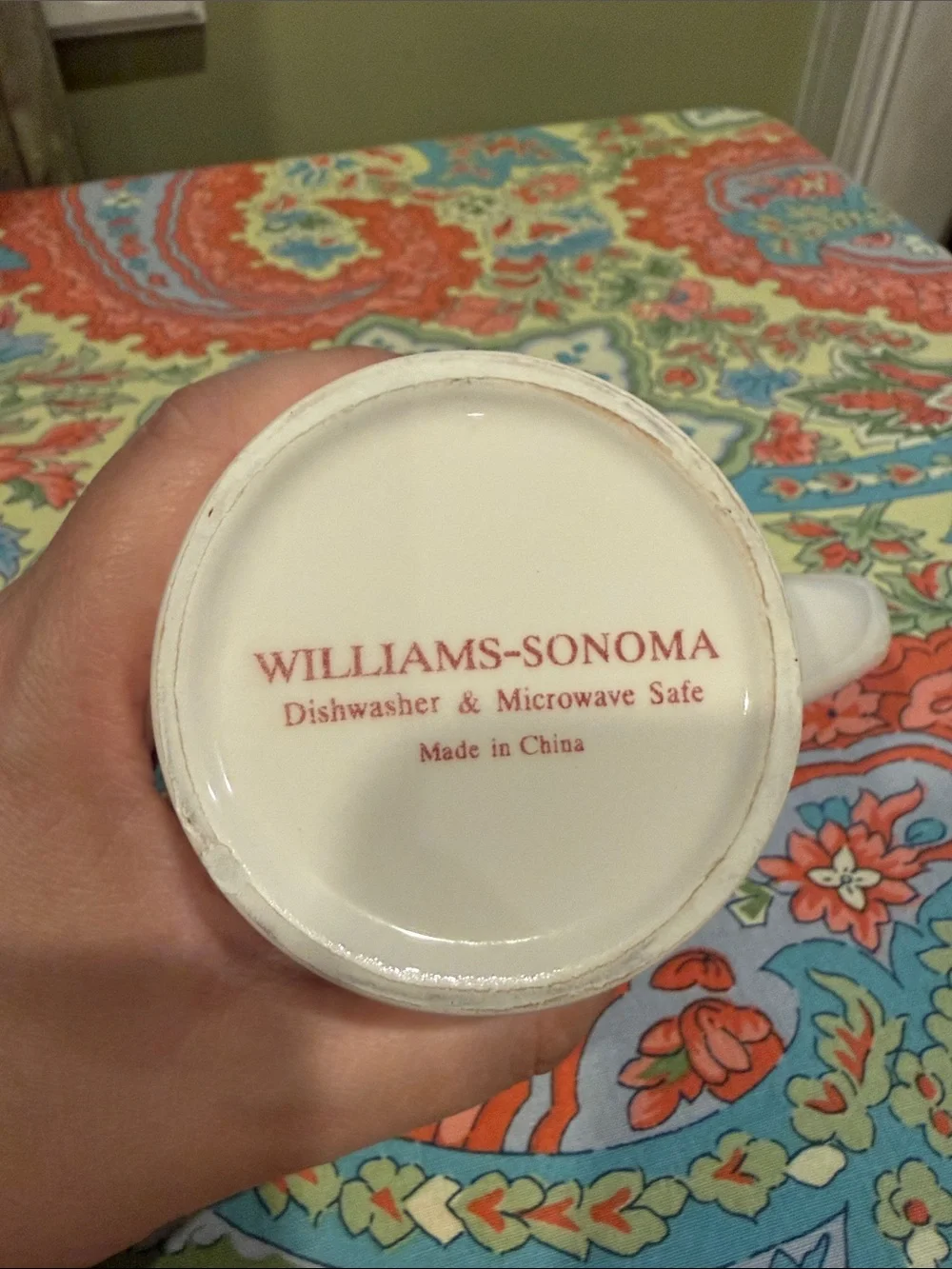 Williams Sonoma Coffee Mug - Mulled Cider